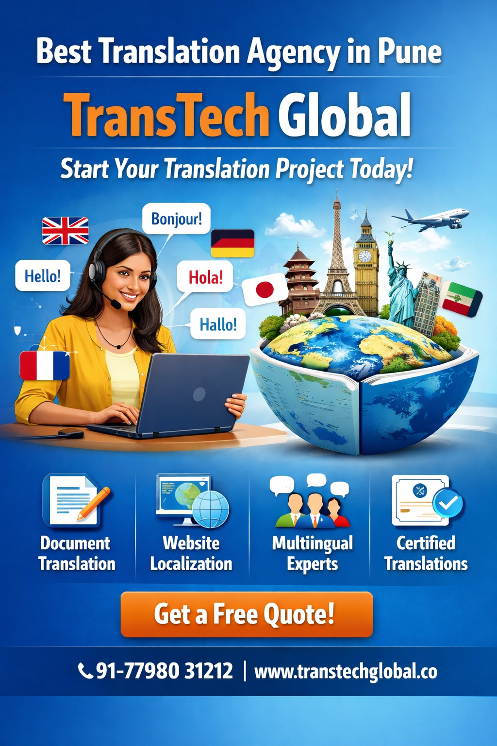 Best Translation Agency in Pune – TransTech Global.